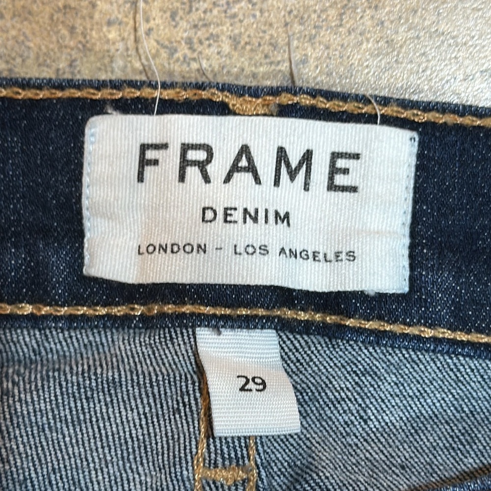 Women’s Frame skinny jeans size 29 inseam measures about 28” - Picture 3 of 6